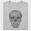 Glitter Skull DTF Transfer
