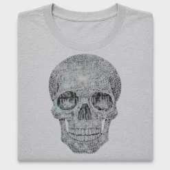 Glitter Skull DTF Transfer