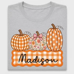 Personalized Pumpkin Name DTF Transfer