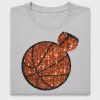 Sequin Basketball DTF Transfer
