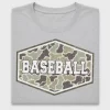 Baseball Camo Hexagon DTF Transfer