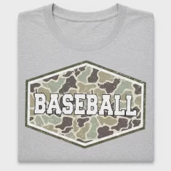 Baseball Camo Hexagon DTF Transfer