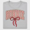Coquette Bow Leopard Checkered DTF Transfer