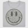 Leopard Smiley Face DTF Transfer