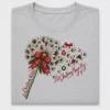 Christmas Dandelion DTF Transfer Design