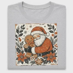 Retro Santa Gingerbread DTF Transfer