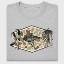 Fishing Lure Camo DTF Transfer