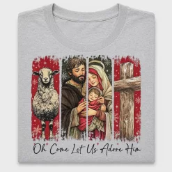 Retro Nativity DTF Transfer Design