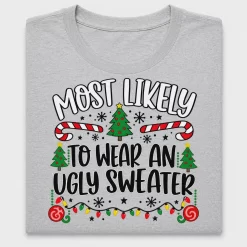 Most Likely To Christmas DTF Transfer