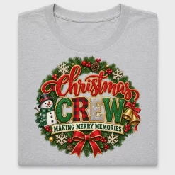 Retro Christmas Crew DTF Transfer