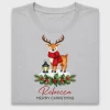 Personalized Reindeer Christmas DTF Transfer