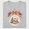Watercolor Bear Christmas Ornament DTF Transfer