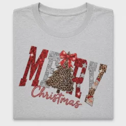 Leopard Merry Christmas DTF Transfer