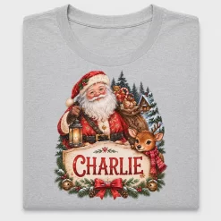 Personalized Santa Name Christmas DTF Transfer