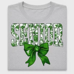 Senior Bow Floral DTF Transfer