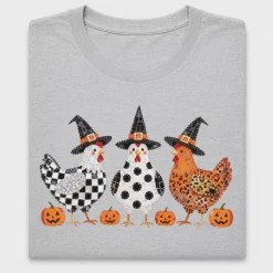 Halloween Chicken Witch Hat DTF Transfer