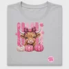 Boho Highland Cow Cactus DTF Transfer
