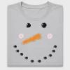 Coquette Snowman Face DTF Transfer
