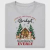 Christmas Cabin Scene DTF Transfer