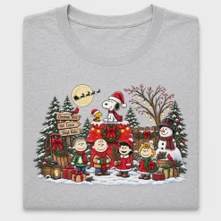 Retro Christmas Cartoon Friends DTF Transfer