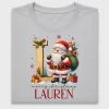 Santa Claus Christmas Initial DTF Transfer