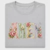 Vintage Floral Amen DTF Transfer
