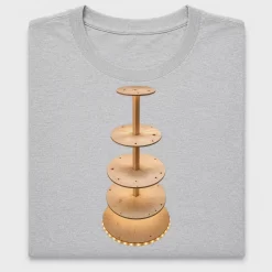 Tiered Wood Shelf Display DTF Transfer