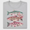 Watercolor Trout High Quality DTF Transfer