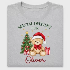 Christmas Teddy Bear DTF Transfer