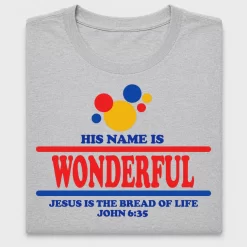 His Name Is Wonderful DTF Transfer