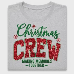 Christmas Crew Glitter DTF Transfer