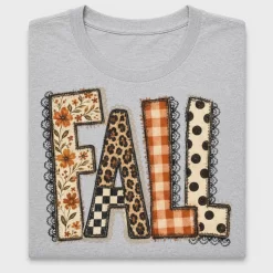Fall Patchwork DTF Transfer