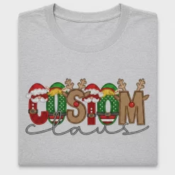 Custom Christmas Word DTF Transfer