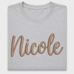 Embroidered Needle Script DTF Transfer