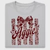 Floral Coquette Aggies DTF Transfer