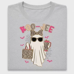 Preppy Leopard Ghost Boo-Jee DTF Transfer