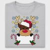 Christmas Reindeer Name Plate DTF Transfer