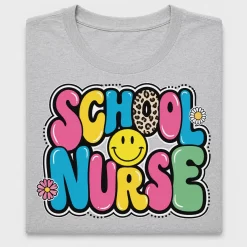 School Nurse Smiley DTF Transfer