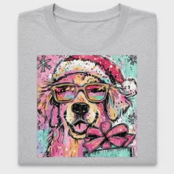 Boho Golden Retriever DTF Transfer