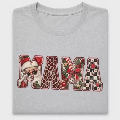 Retro Santa Mama Christmas DTF Transfer