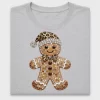 Glam Gingerbread Man DTF Transfer