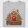 Gingerbread House Custom Name DTF Transfer