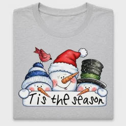 Tis the Season Snowman DTF Transfer