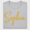 Sophia Glitter Name DTF Transfer