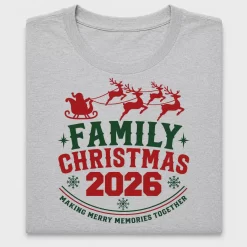 Retro Family Christmas 2026 DTF Transfer
