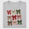 Vintage Christmas Bow DTF Transfer