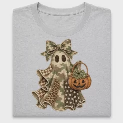 Patchwork Coquette Ghost DTF Transfer