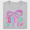 Retro Coquette Bow Christmas DTF Transfer
