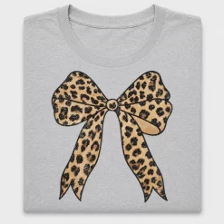 Leopard Print Bow DTF Transfer