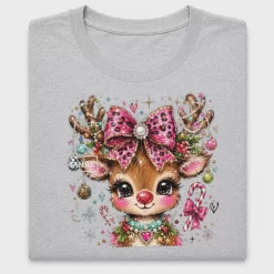 Preppy Christmas Reindeer DTF Transfer